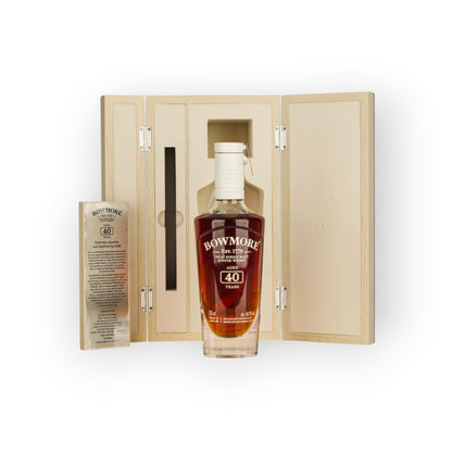 Bowmore 40 Year Old | 2022 Release | Cask Strength 48.7% ABV | 160 Bottles | Natural Colour | 70cl