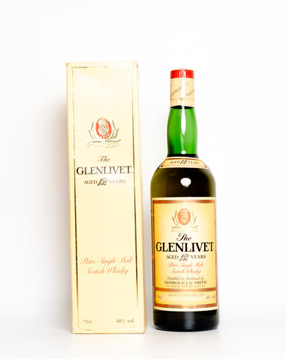THE GLENLIVET 12 YEAR OLD GEORGE & J.G.SMITH'S 'UNHURRIED SINCE 1824' BOTTLING 1990S (70CL, 40%)