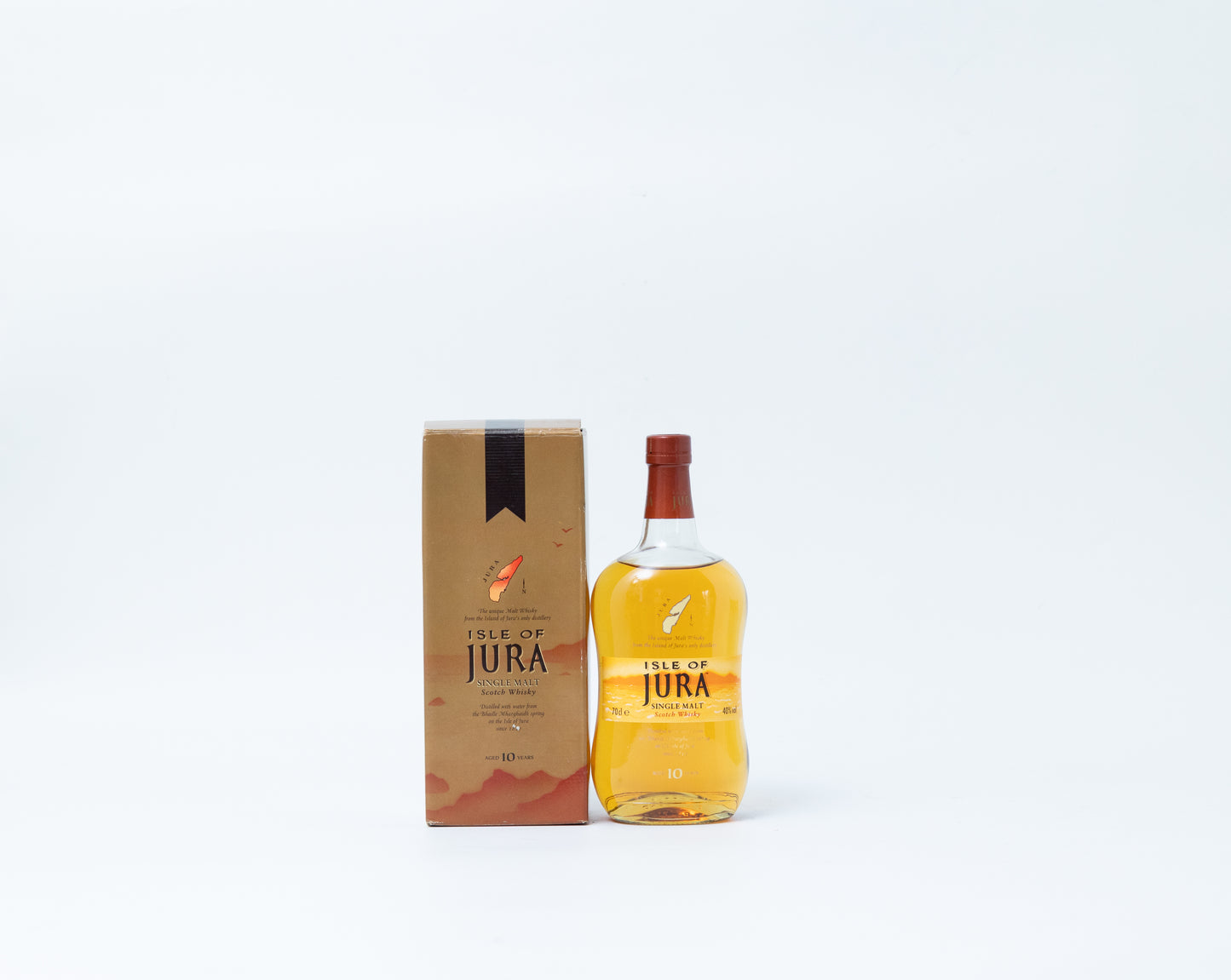 Jura 10 Year Old Single Malt Scotch Whisky – 1980s Bottling – 70cl
