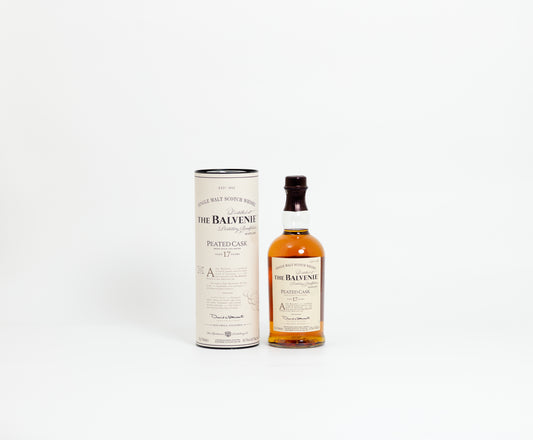 Balvenie 17 Peated Cask, Balvenie peated finish, Speyside single malt, 48.7% ABV, collectible whisky, whisky auction