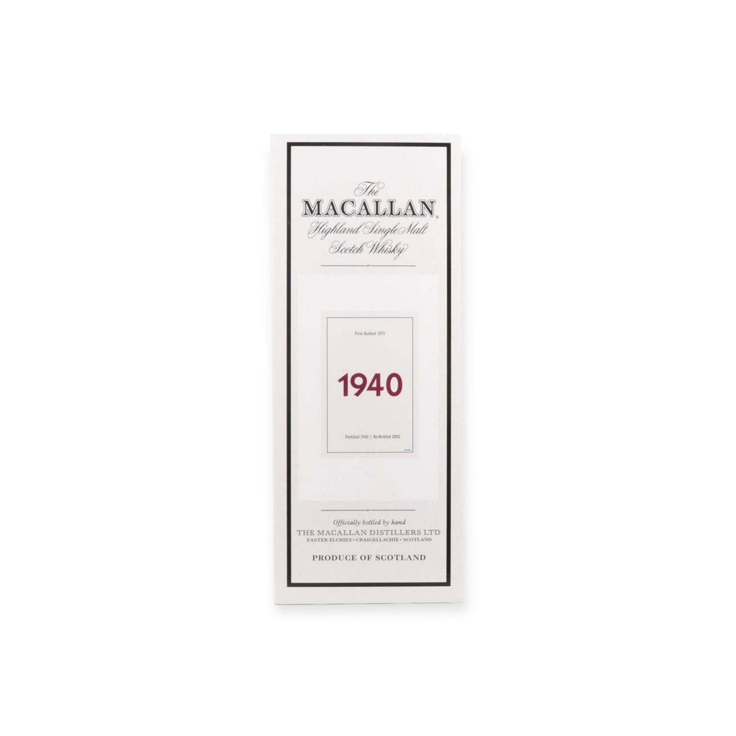 Macallan Fine & Rare 35 Year Old – 1940 Vintage