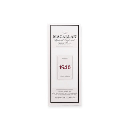Macallan Fine & Rare 35 Year Old – 1940 Vintage