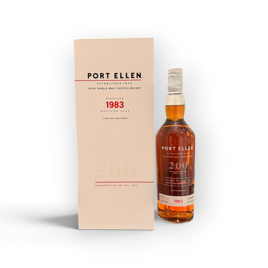 Port Ellen 200th Anniversary | 42 Year Old 1983 | Final Year Before Closure | Refill European Oak | 56.4% ABV | 150 Bottles | 70cl