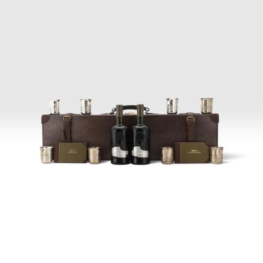 Ardbeg 1974 Double Barrel | Casks #1745 & #3151 | Purdey & Sons Leather Case | Sterling Silver | 250 Sets Worldwide | 2 x 70cl | 49% ABV