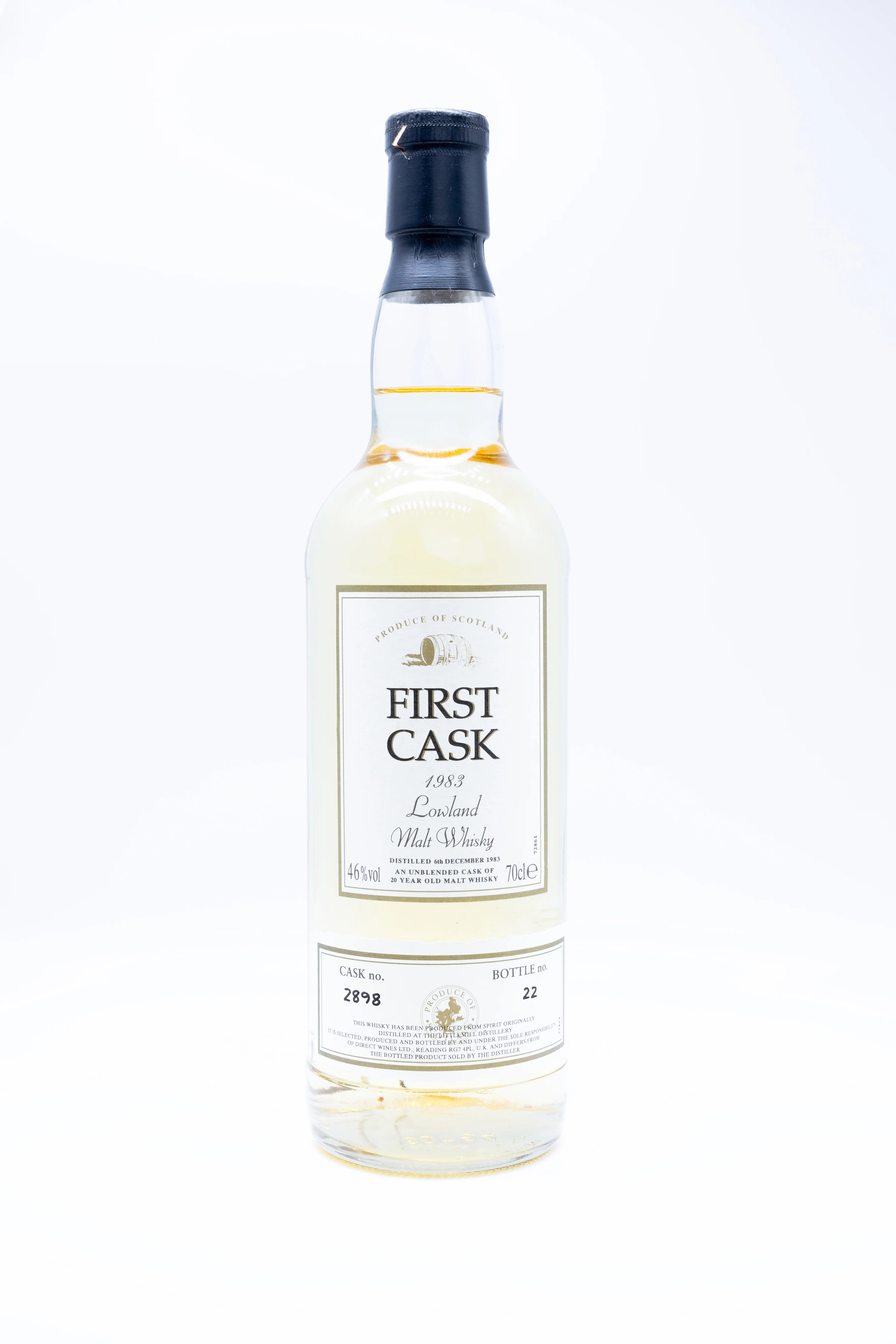 Littlemill First Cask 1983 - 20 Year Old - Bottle NO. 22