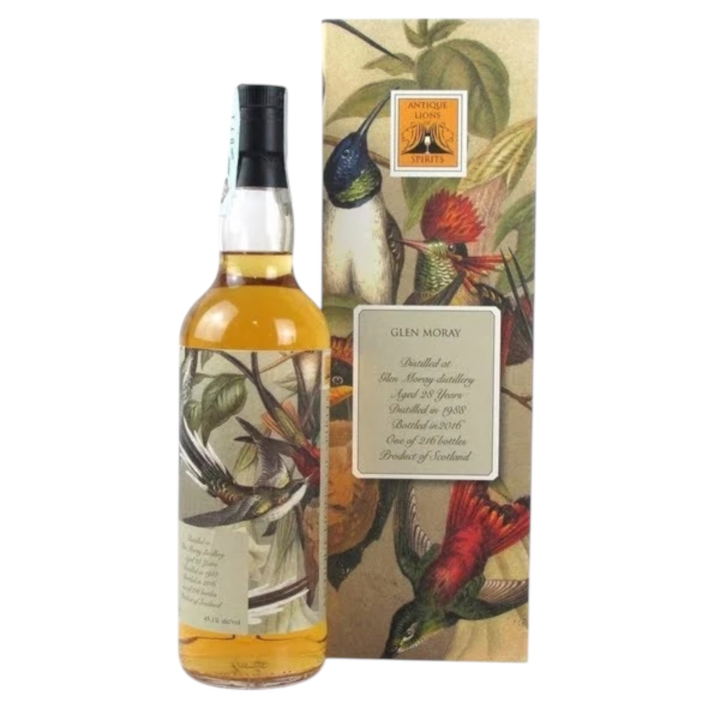 Glen Moray - Aged 28 Years - Antique Lions