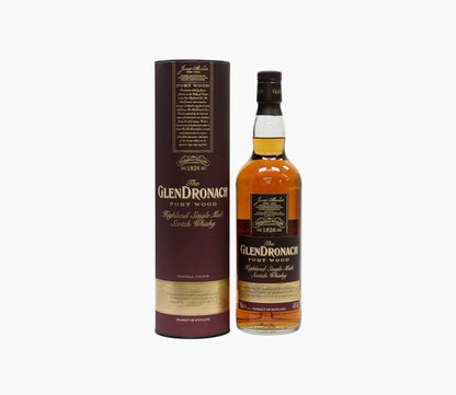 Glendronach Port Wood – Port Pipe Finish, 46% ABV (With Tube)
