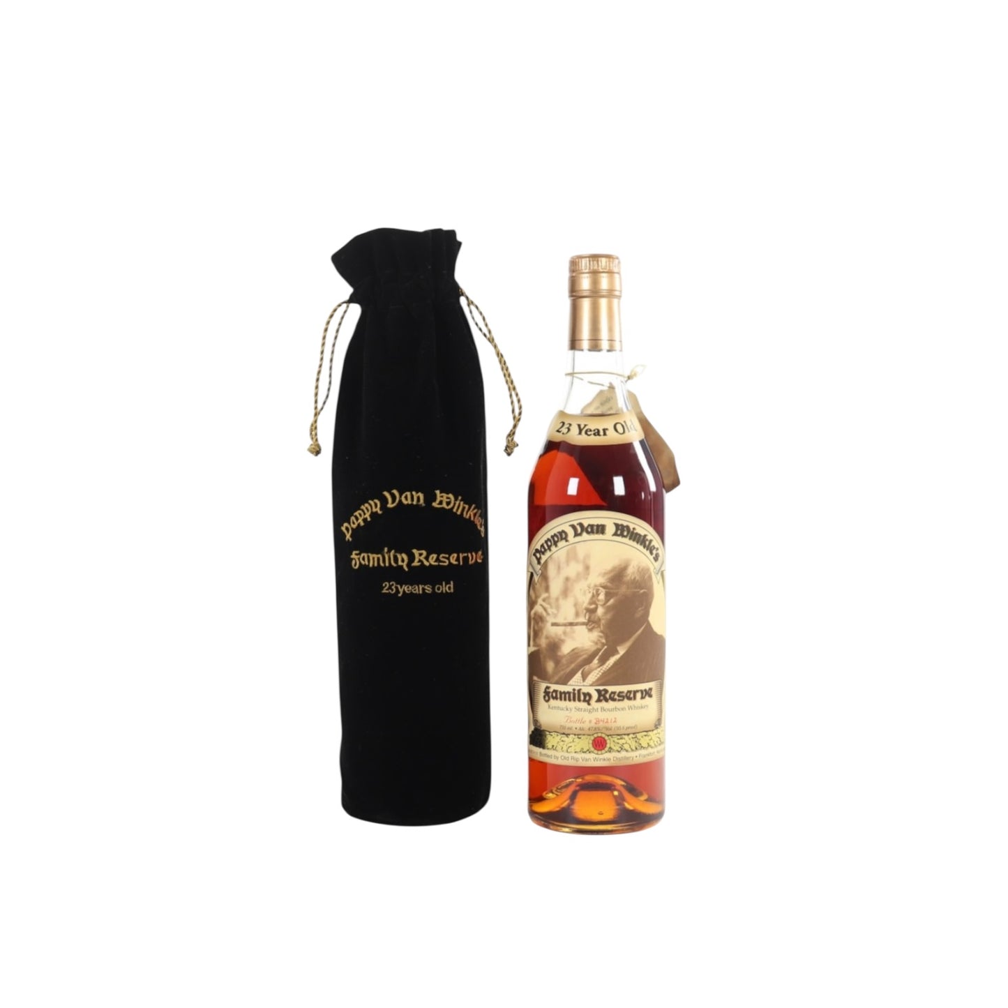 Pappy Van Winkle 23 Year Old Family Reserve (2007 Release) – Stitzel-Weller, Bourbon Whiskey, 75cl, 47.8% ABV 