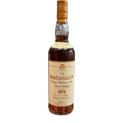 Macallan 18 Year Old 1974 – Speyside Single Malt Scotch Whisky, 43% ABV, 70cl