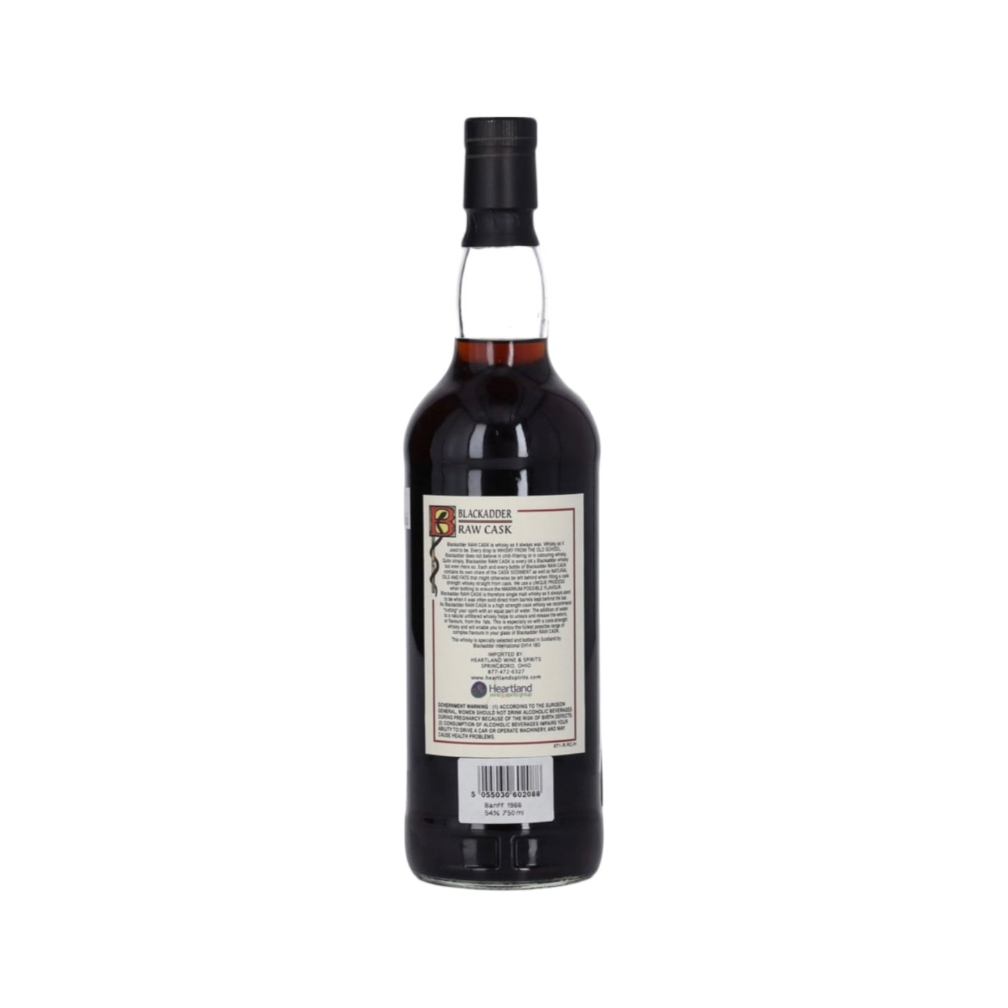 Blackadder Banff 1966 – 34 Year Old Single Malt, Sherry Butt, Cask #3439, 54% ABV (519 Bottles) (Bottled Sep 2003)