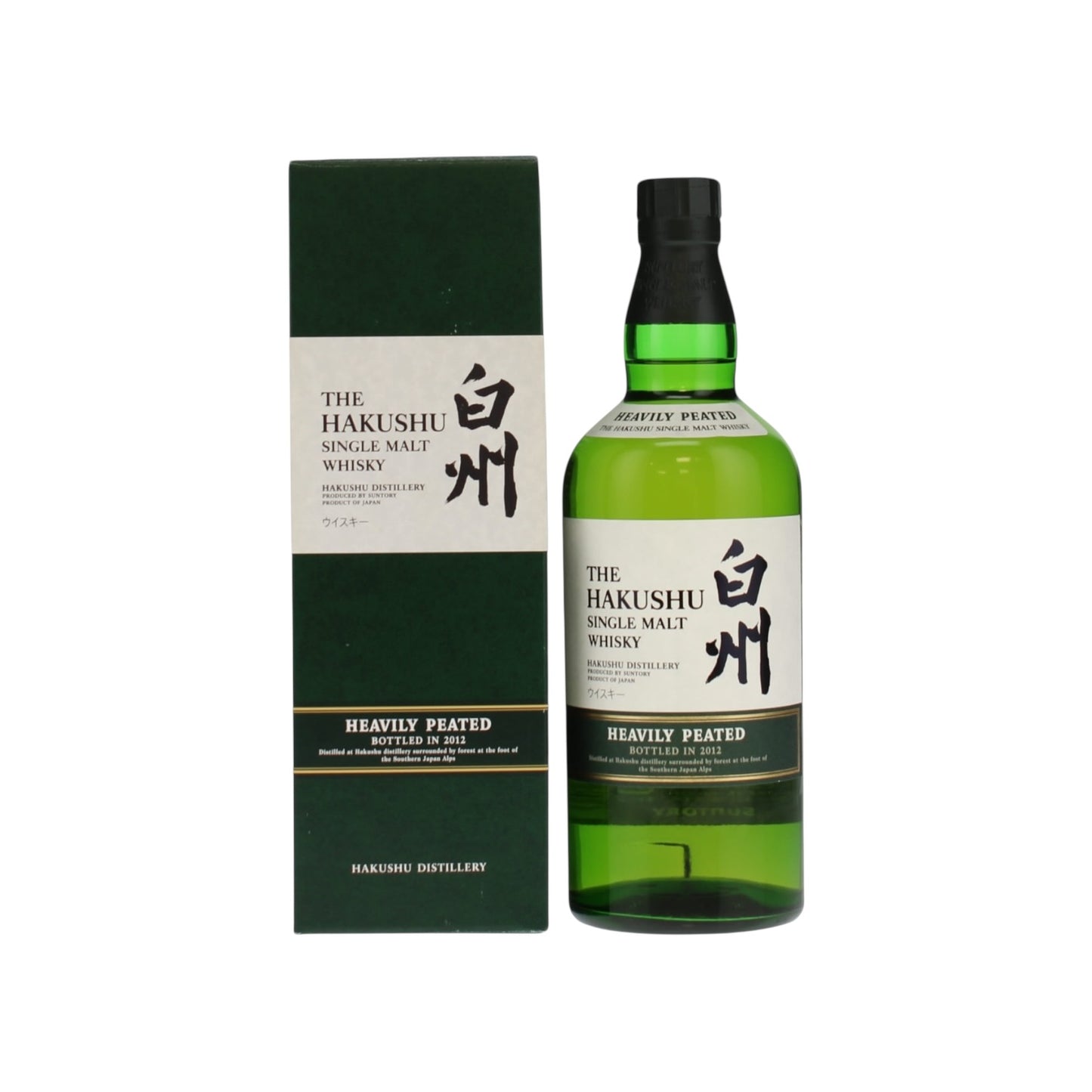 Hakushu Heavily Peated – 2012 Release (Non-Chill Filtered), 48% ABV, 70cl (With Box)