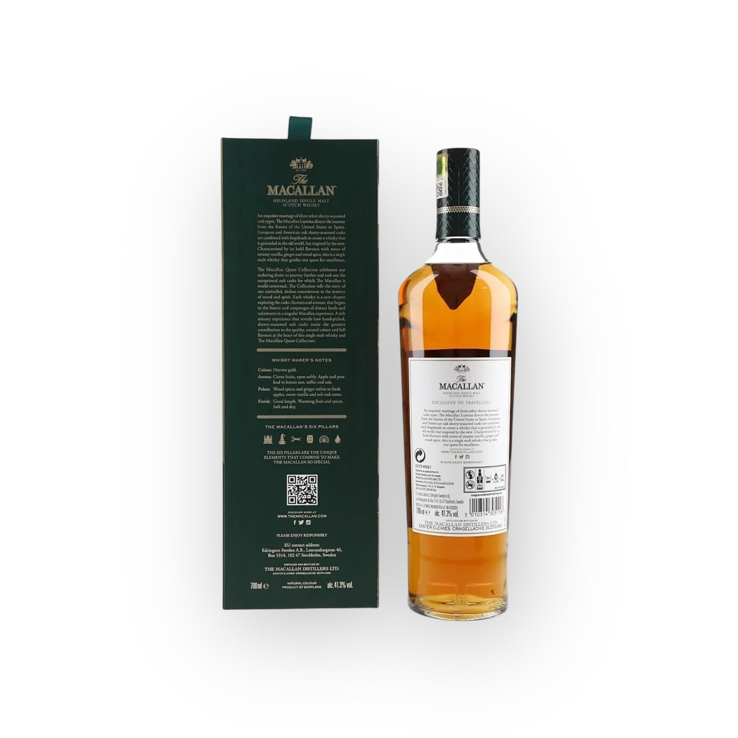 The Macallan Lumina – Single Malt Scotch Whisky, 41.3% ABV (Quest Collection)