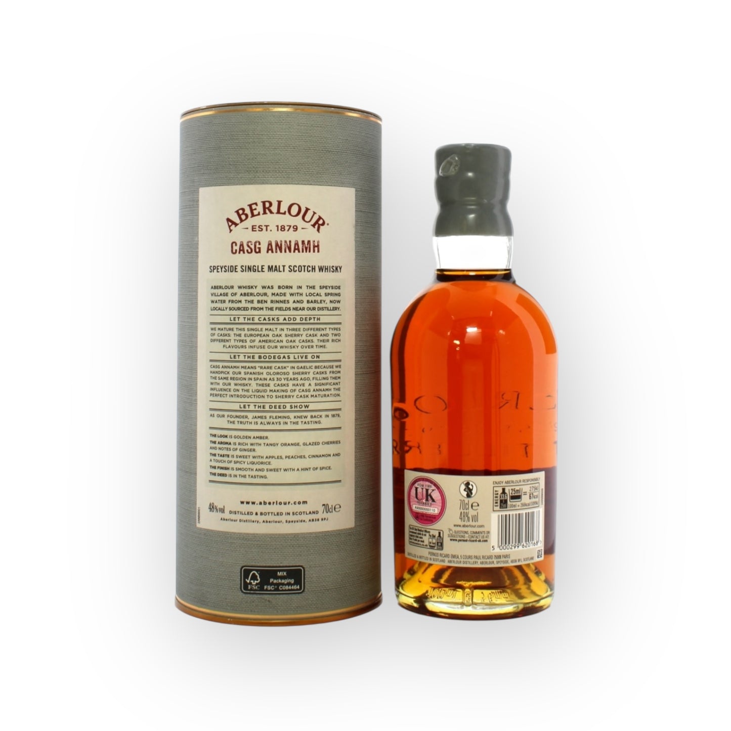 Aberlour Casg Annamh – Batch No. 7, 70cl, 48% ABV (with Gift Tin)