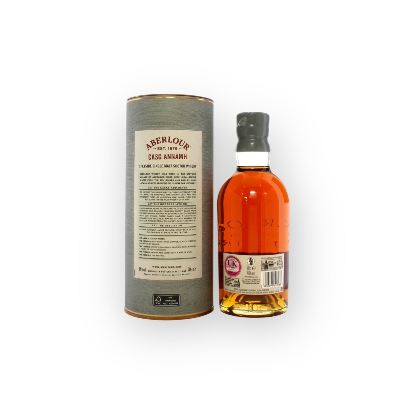 Aberlour Casg Annamh – Batch No. 7, 70cl, 48% ABV (with Gift Tin)