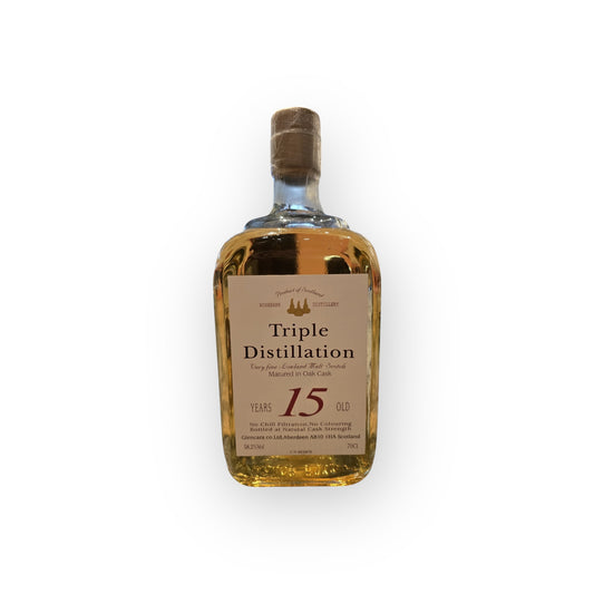 Rosebank 15 Year Old ‘Triple Distillation’ (58.2%, Glencara, 1990s)
