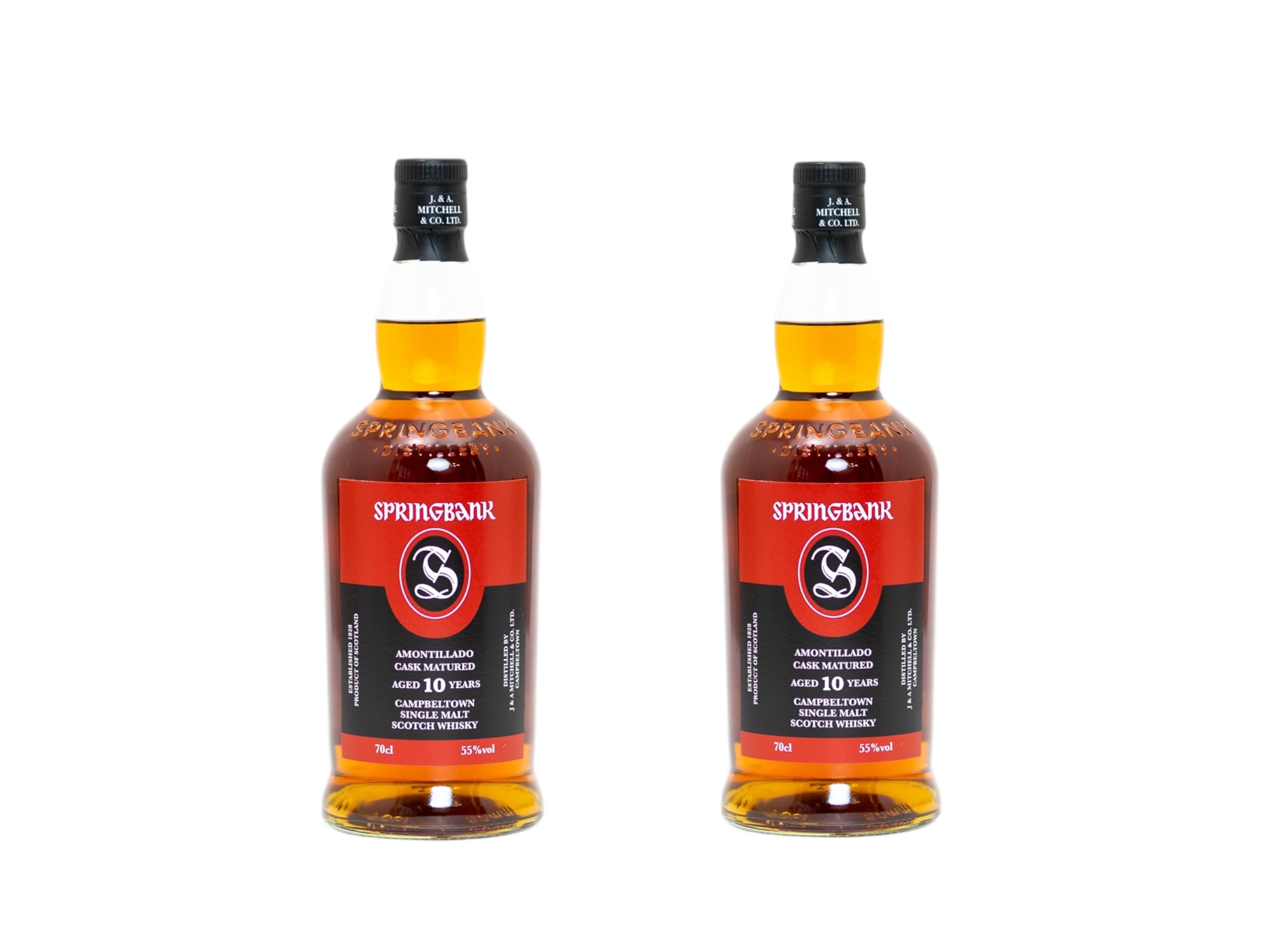 Springbank 2014 Amontillado Cask Finish 10 Year Old x 2