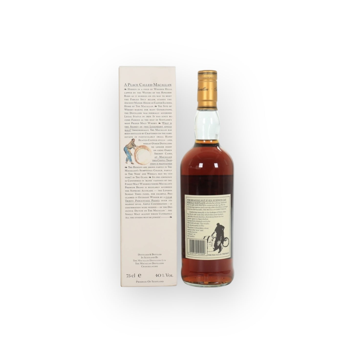Macallan 10 Year Old Sherry Oak Casks – 1990s Bottling, 40% ABV, 75cl