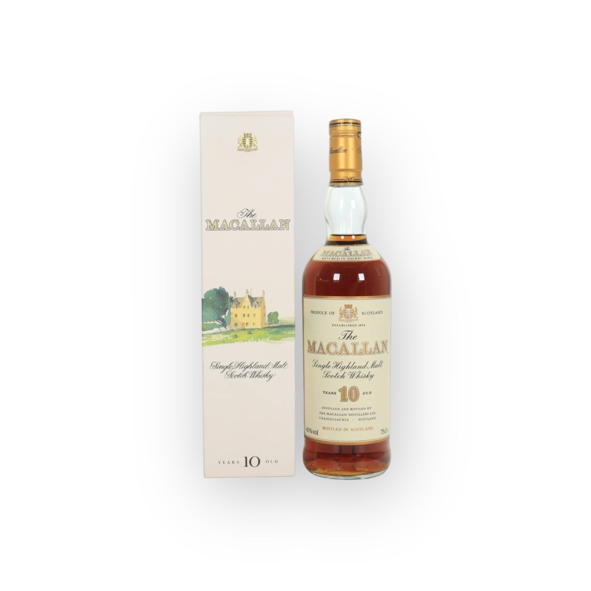 Macallan 10 Year Old Sherry Oak Casks – 1990s Bottling, 40% ABV, 75cl