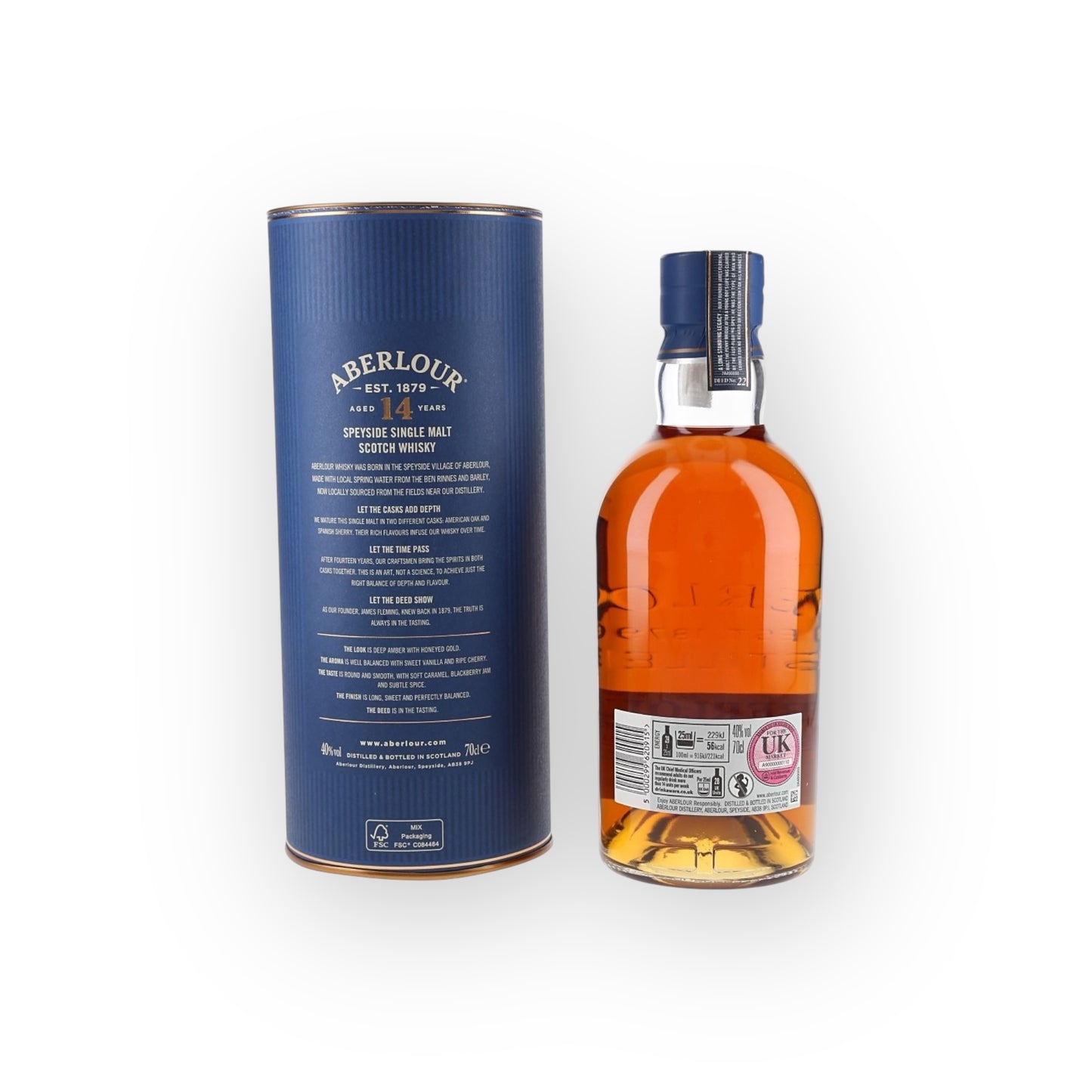 Aberlour 14 Year Old (Double Cask Matured) – Batch No. 0005, 40% ABV, 70cl