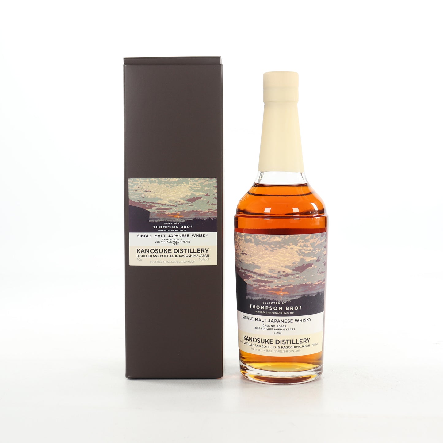 Kanosuke - 4 Year Old (2018) Single Cask #20463 (Thompson Bros.)