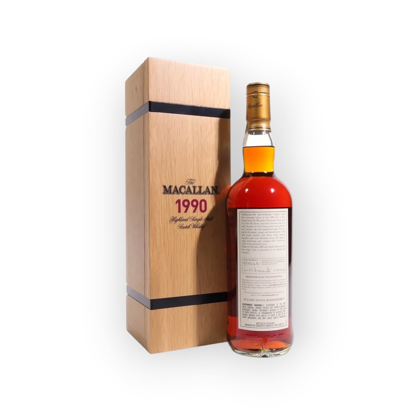 Macallan Fine & Rare Single Cask #11233 Whisky (1990 Vintage) — 30 Year Old