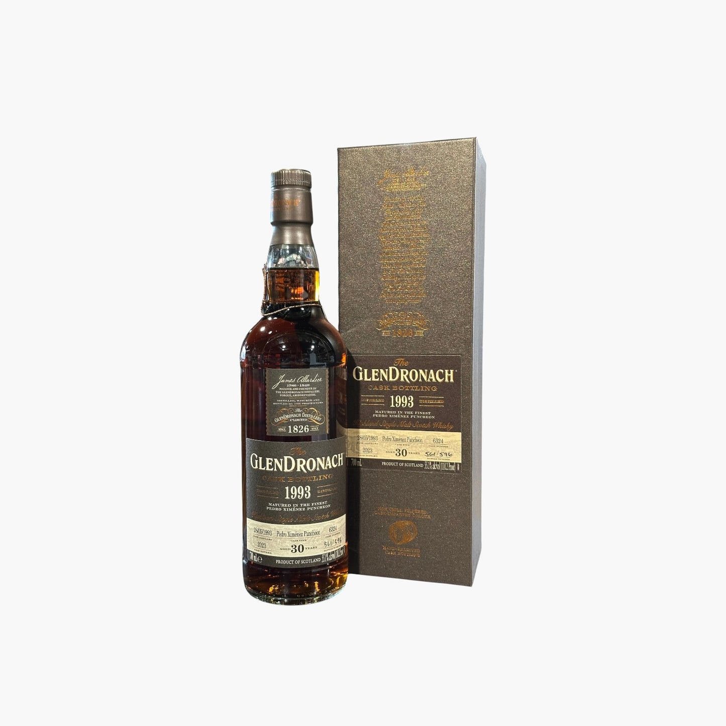 Glendronach 1993 Single Cask #6324 – 30 Year Old, 55.1% ABV, 700ml