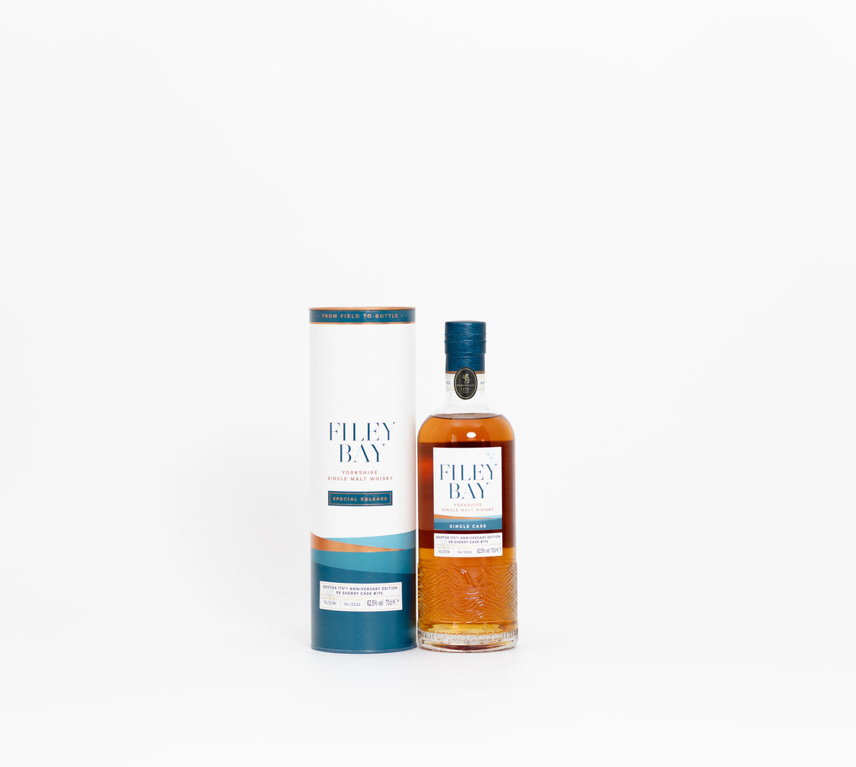 Filey Bay Booths 175th Anniversary Edition | Single PX Sherry Butt #175 | 2016 Vintage | Cask Strength 62.5% ABV | 70cl | English Single Malt