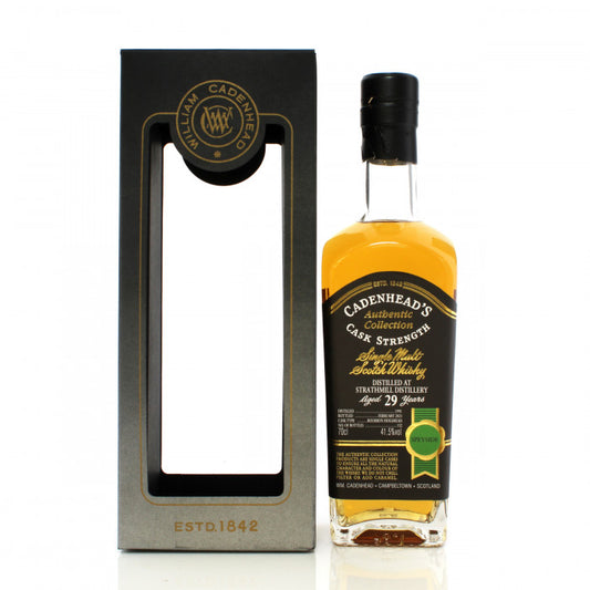 Strathmill 29 Year Old | Cadenhead's Authentic Collection | Single Cask | Natural Strength | 70cl