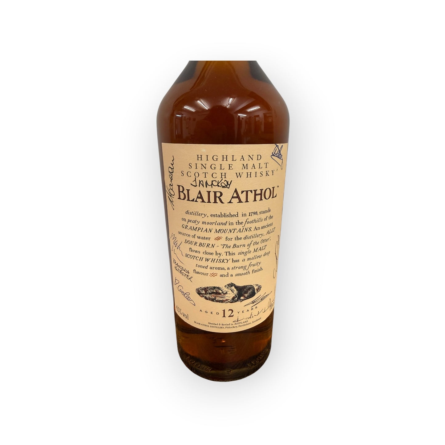 Blair Athol 12 Year Old 43% 70cl Flora & Fauna Distillery Edition + Signed Presentation Box
