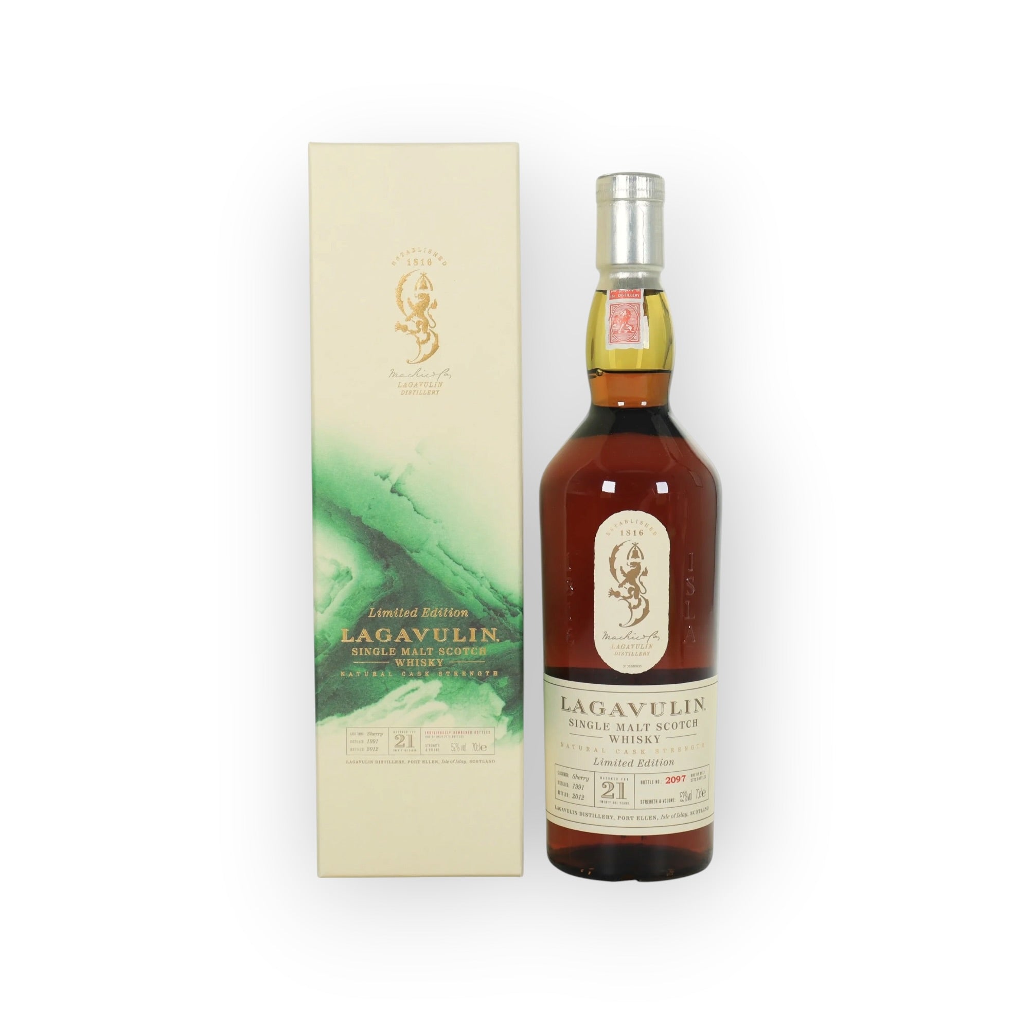 Lagavulin 21 Year Old 1991 Vintage (Limited Edition 2012) 70cl 52% + Box