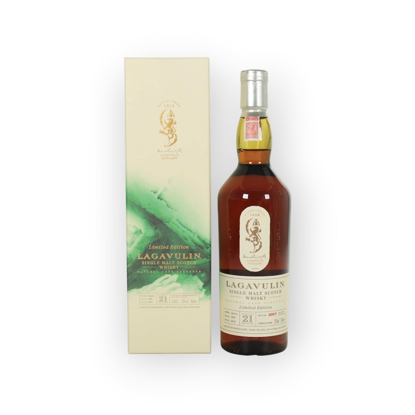 Lagavulin 21 Year Old 1991 Vintage (Limited Edition 2012) 70cl 52% + Box