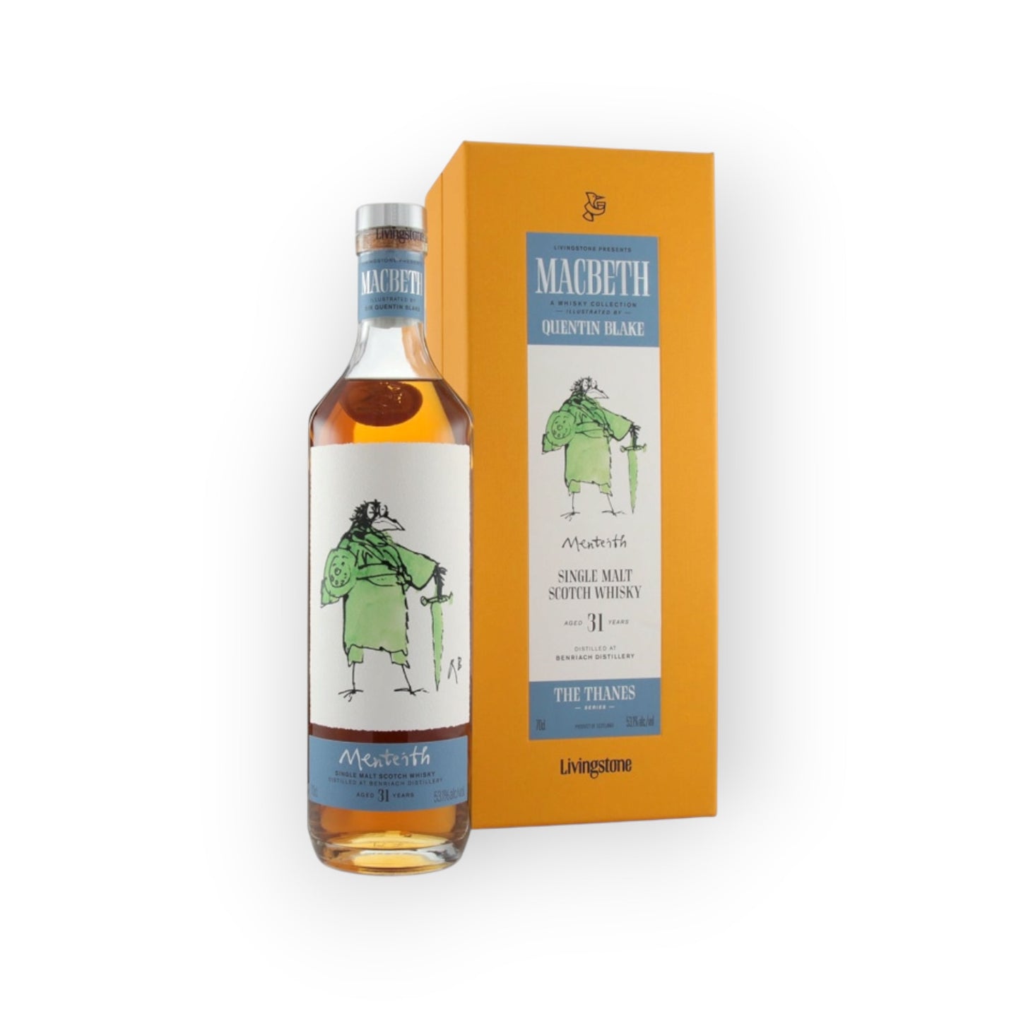 Macbeth Act One Benriach 31yo “Menteith” Thanes Series 53.1% 70cl (Boxed)