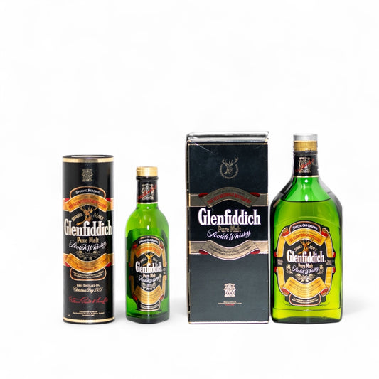 Glenfiddich Special Old Reserve 1980's 50cl & 30cl Duo