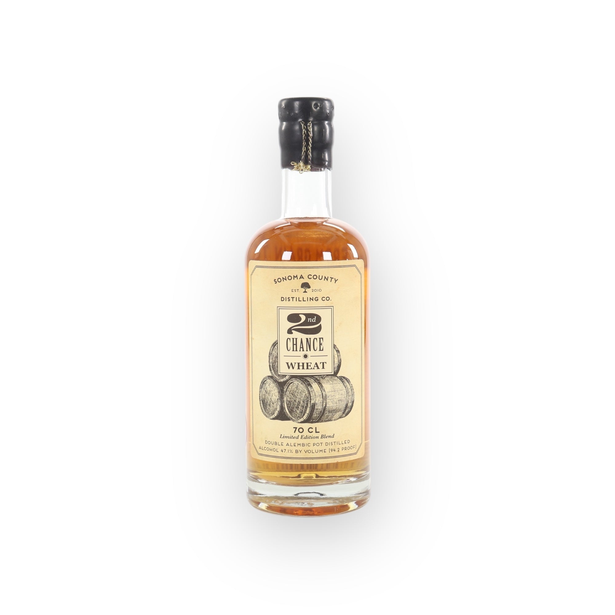 Sonoma County 2nd Chance Wheat – American Wheat Spirit, 47% ABV, 700ml
