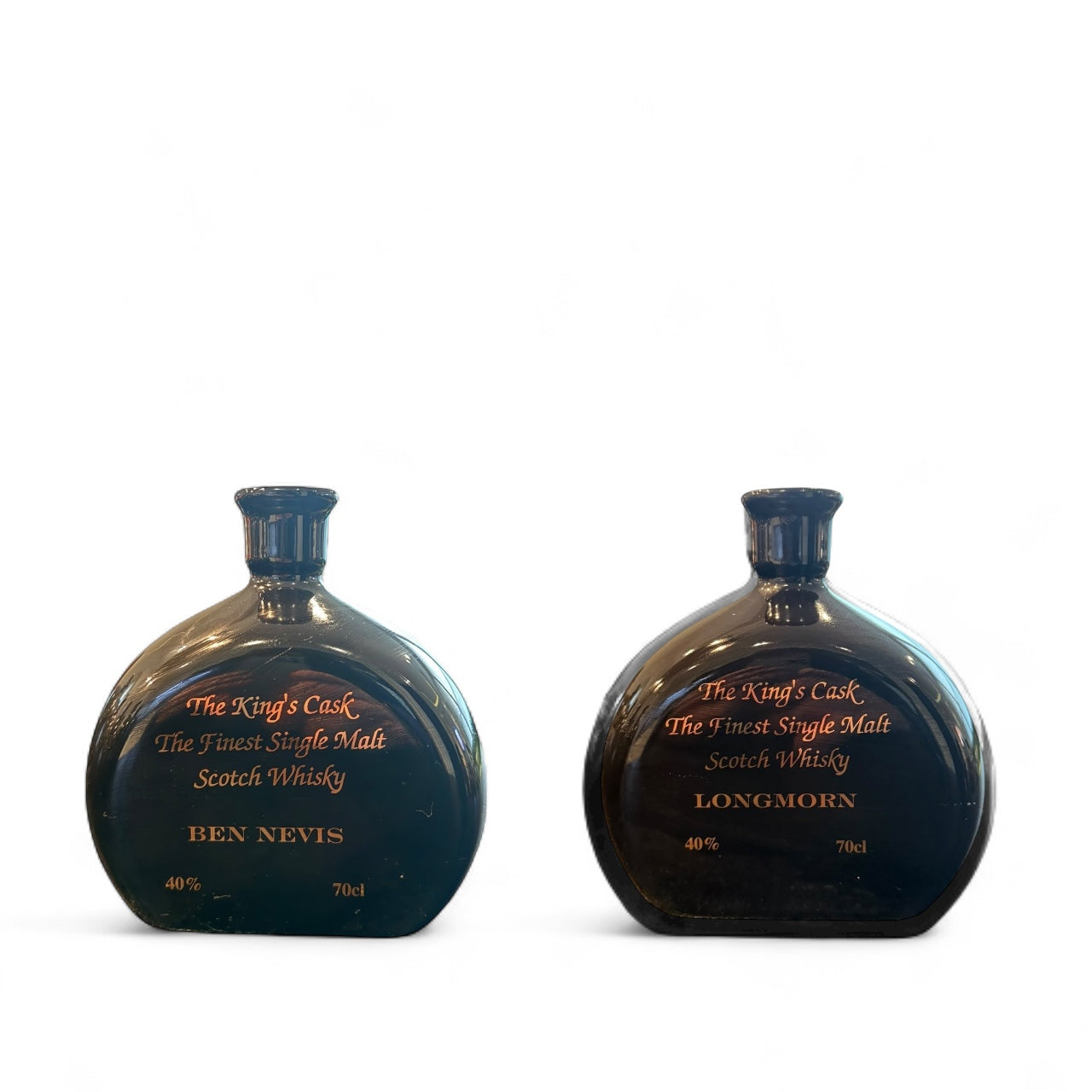 The Kings Cask - The finest Single Malt Scotch Whisky 2 x 70cl (Ben Nevis & Longmorn)
