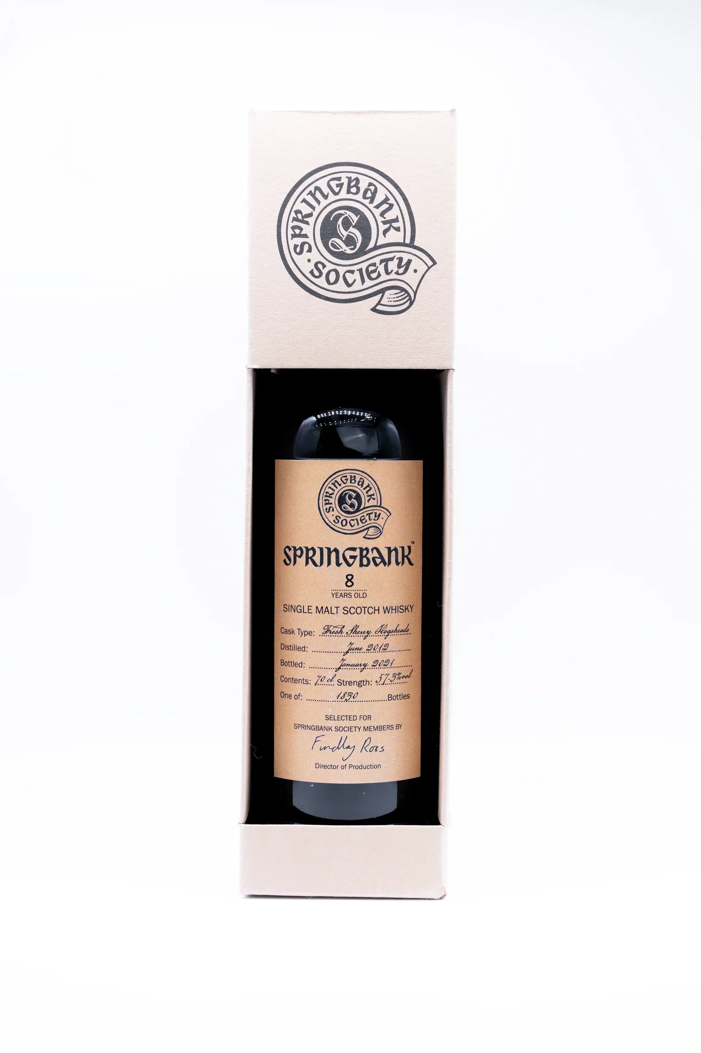 Springbank Society 8 Years Old