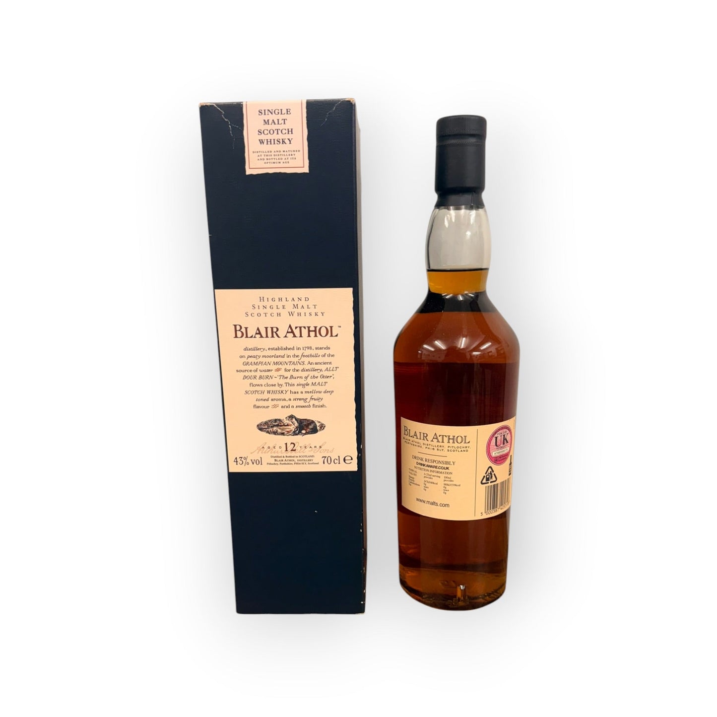 Blair Athol 12 Year Old 43% 70cl Flora & Fauna Distillery Edition + Signed Presentation Box