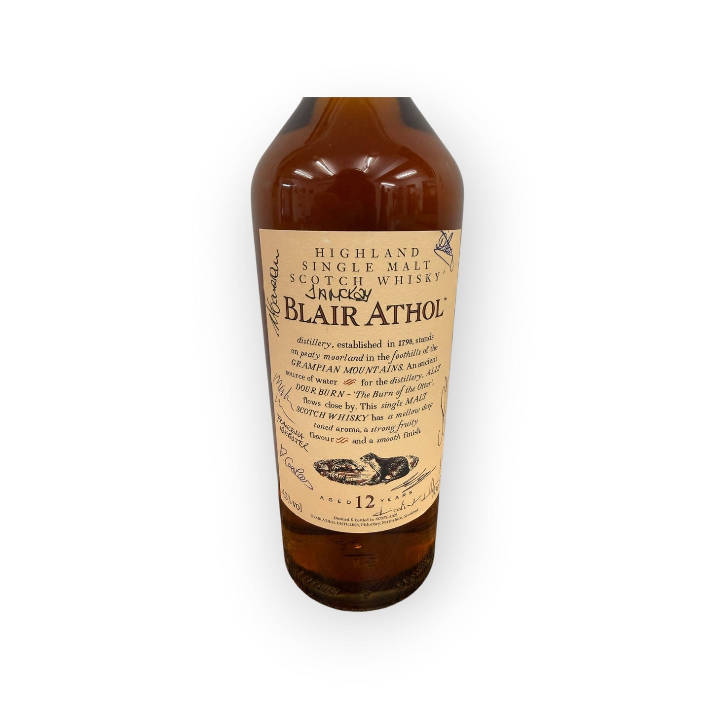 Blair Athol 12 Year Old 43% 70cl Flora & Fauna Distillery Edition + Signed Presentation Box