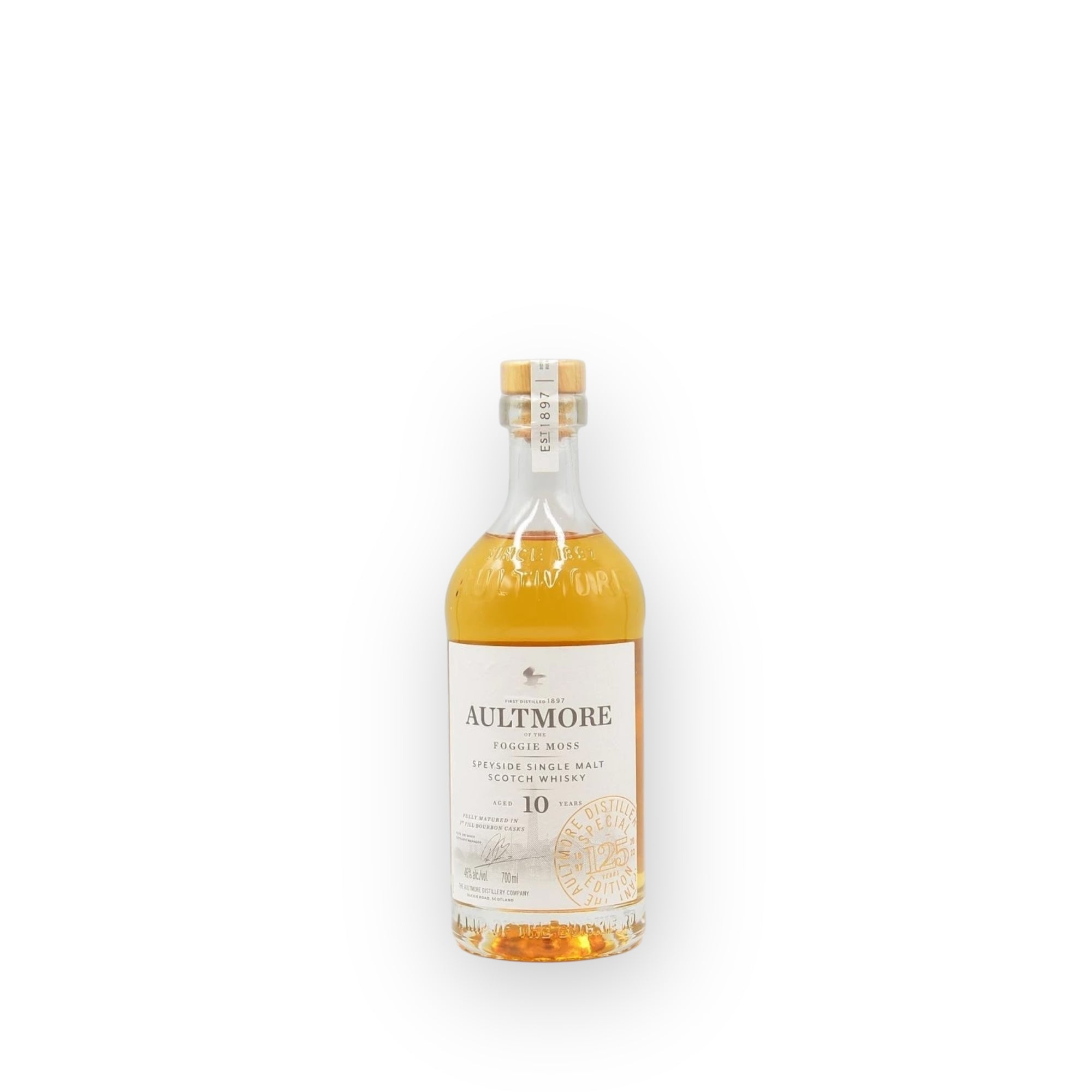 Aultmore 10 Year Old Speyside Single Malt Whisky 125th Anniversary