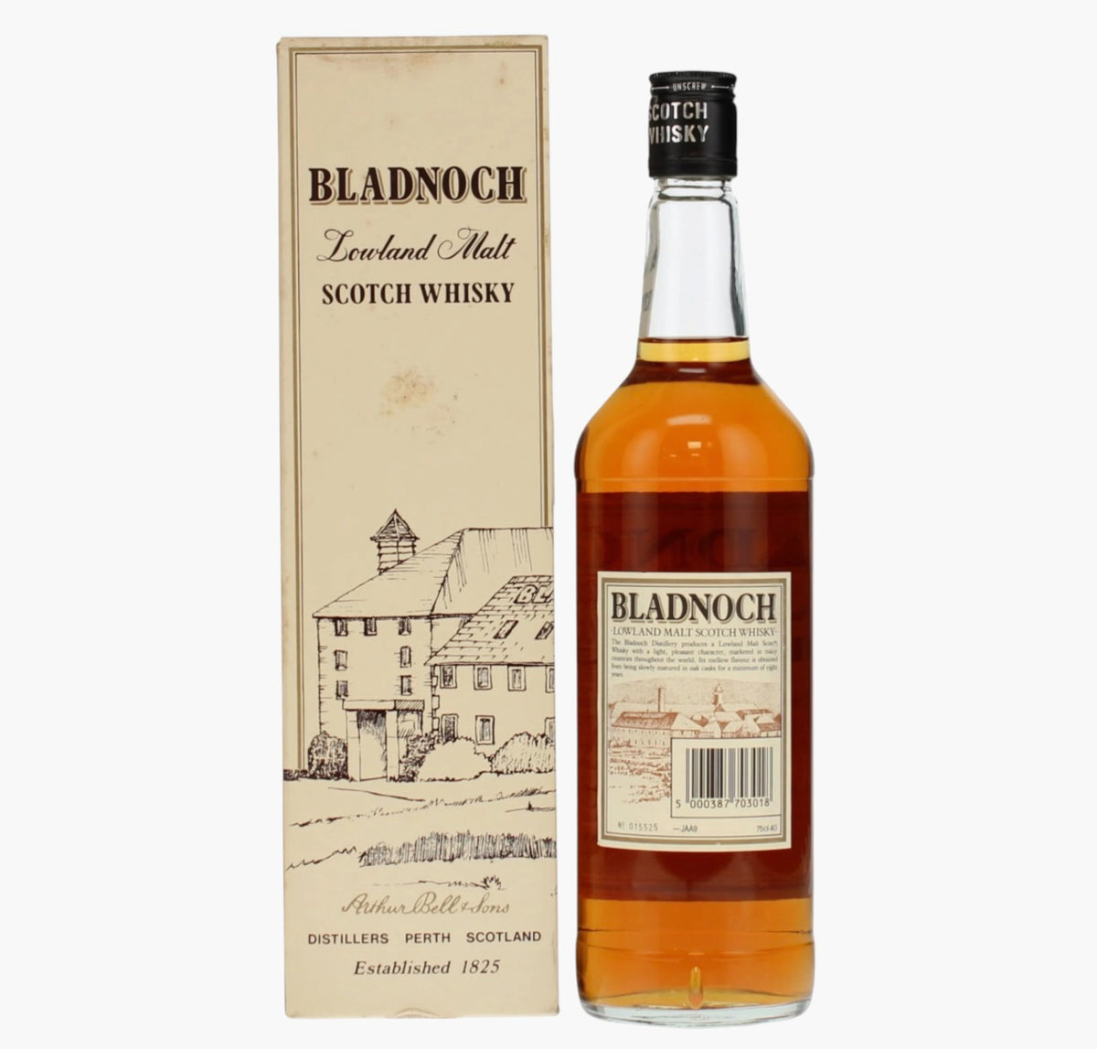 Bladnoch 1970s Arthur Bells and Sons 8 Year Old