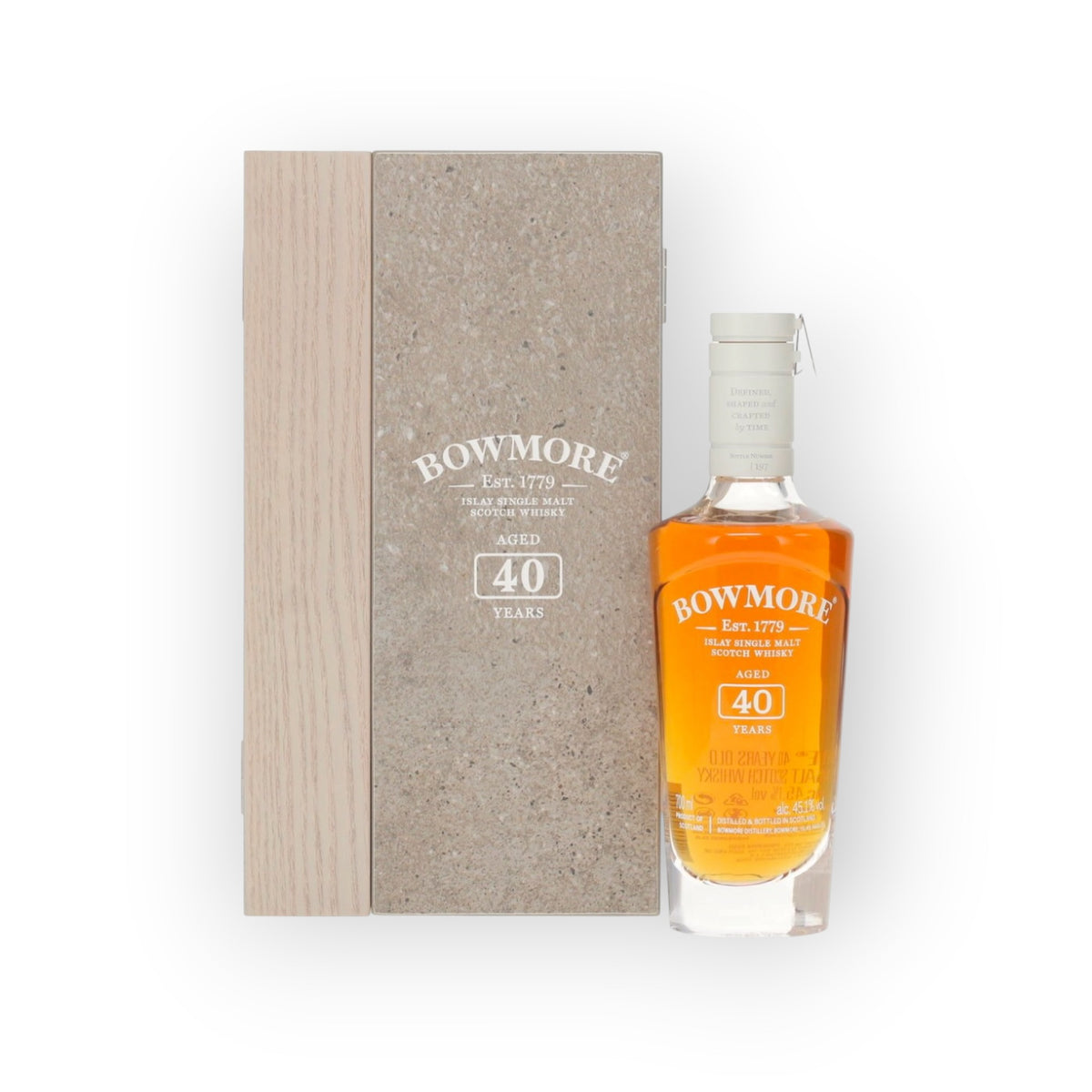 Bowmore 40 Year Old | 2024 Release | Ex-Bourbon & Sherry Casks | 45.1% ABV | 201 Bottles | 70cl