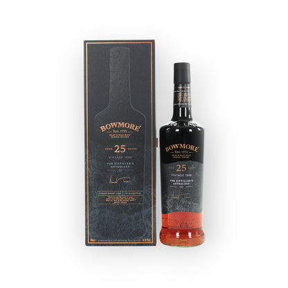 Bowmore 25 Year Old 1996 – The Distiller's Anthology No.01 | Oloroso Sherry Cask | 49.7% ABV | 3,516 Bottles | 70cl