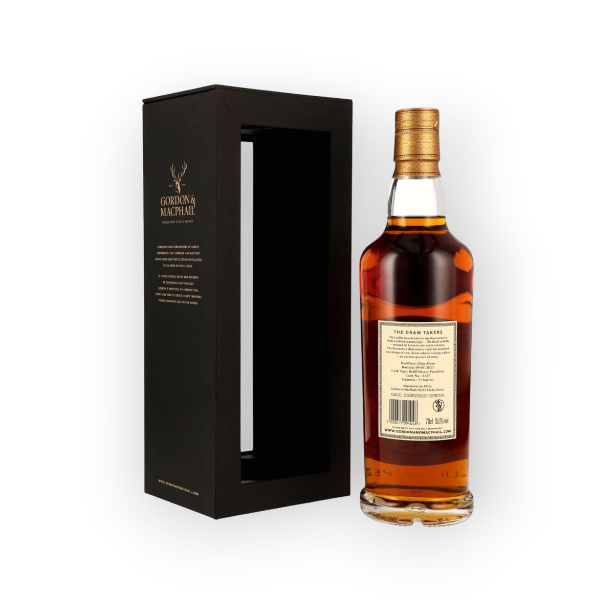 Glen Albyn 42 Year Old 1980 – Gordon & MacPhail The Dram Takers | Single Refill Sherry Puncheon #2327 | 51.1% ABV | 75 Bottles | 70cl
