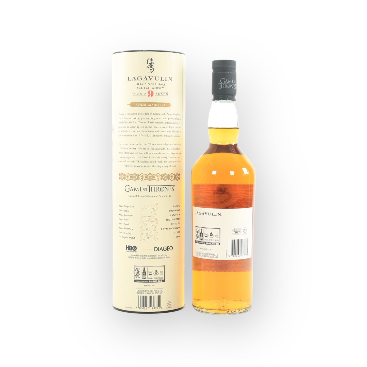 Lagavulin Game Of Thrones - House Lannister Whisky 9 Year Old