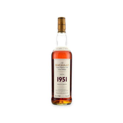 Macallan 1951 Fine & Rare Malt – 51 Years Old – 52.3%